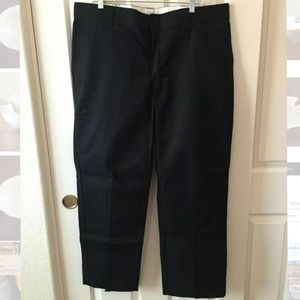 🆕🔥 Dickies Men's Black Straight Pants 40x30
